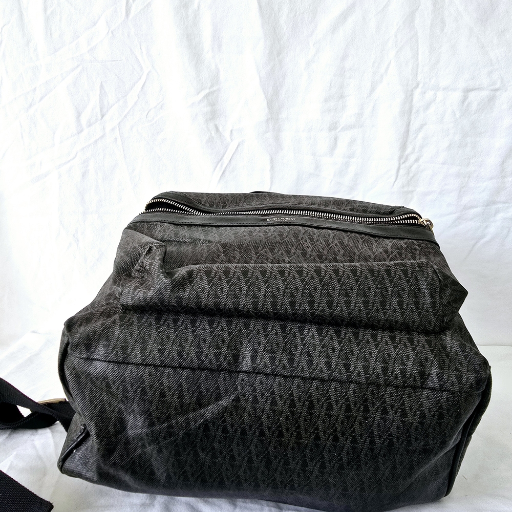 Black Patterned Men's Backpack - image 4